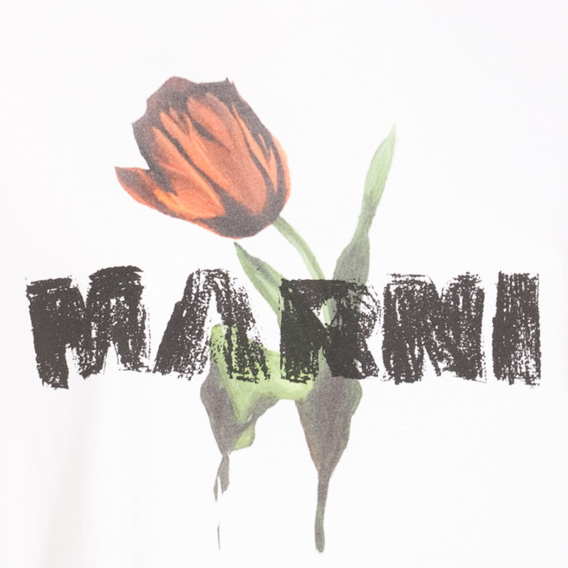 Marni White Cotton T-Shirt