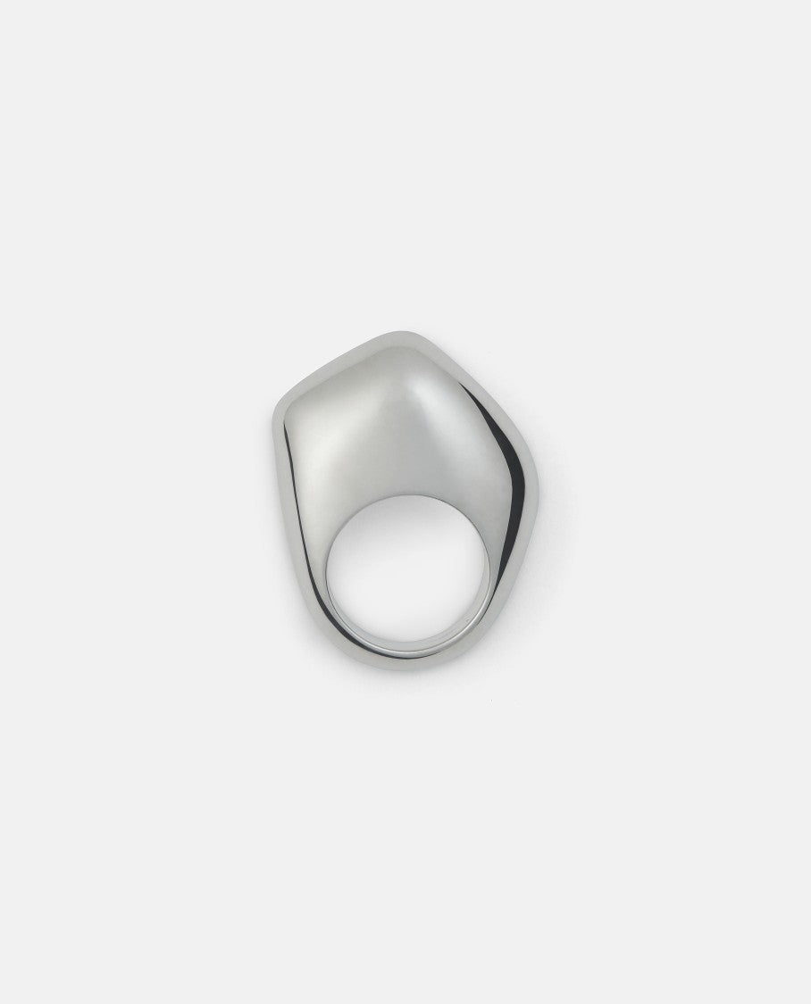 Bottega Veneta Fin Silver Ring