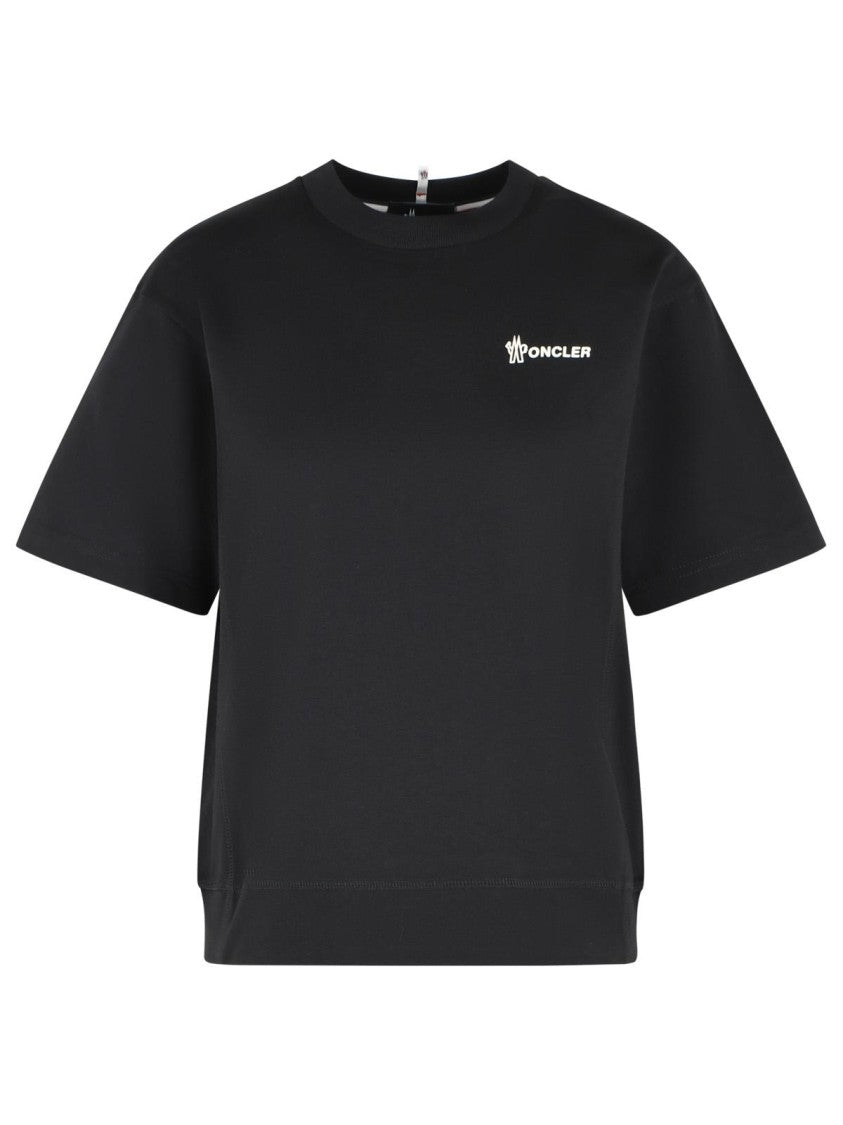 Moncler Grenoble Black Cotton T-Shirt
