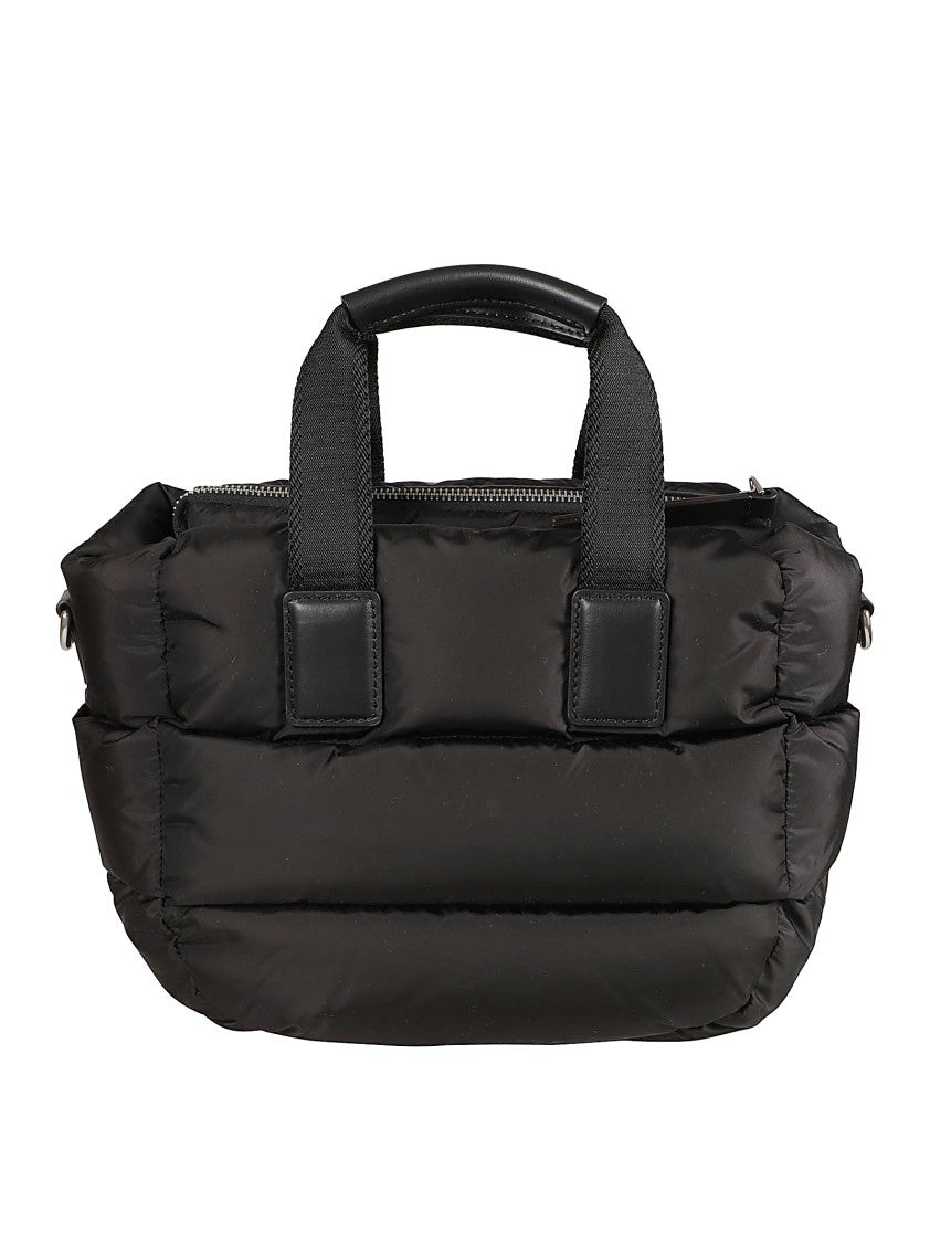 Moncler Compact Padded Nylon Bag With Quilted Texture