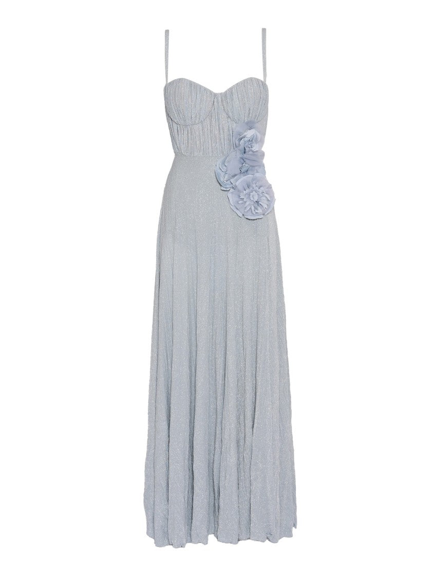 Elisabetta Franchi Sweetheart Neckline Maxi Dress