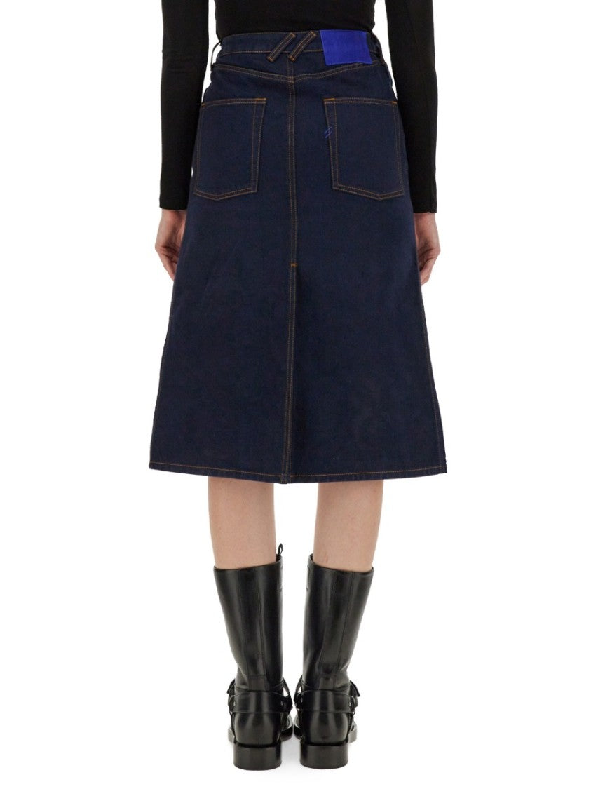 Burberry Denim Skirt