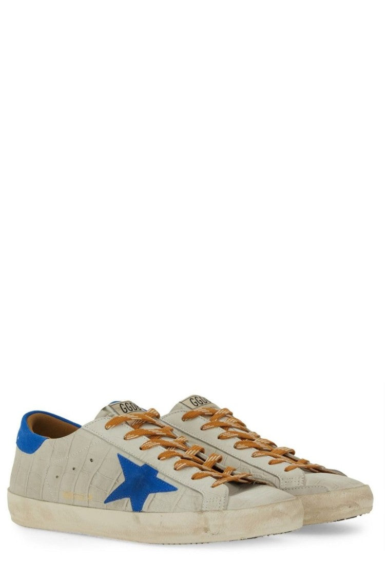 Golden Goose Super Star White Leather Sneakers