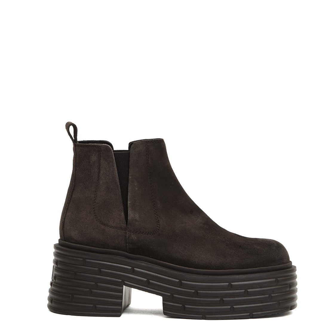 Agl Water-Resistant Suede Chunky Platform Ankle Boots
