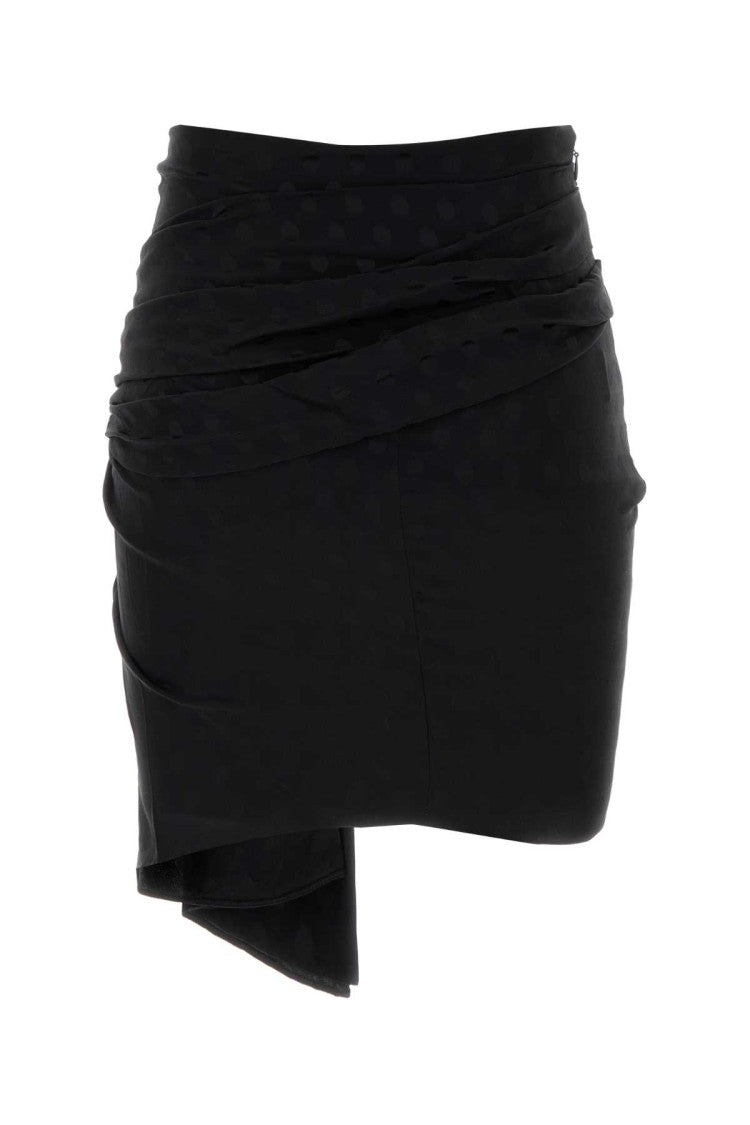 Isabel Marant Printed Stretch Silk Ovia Skirt
