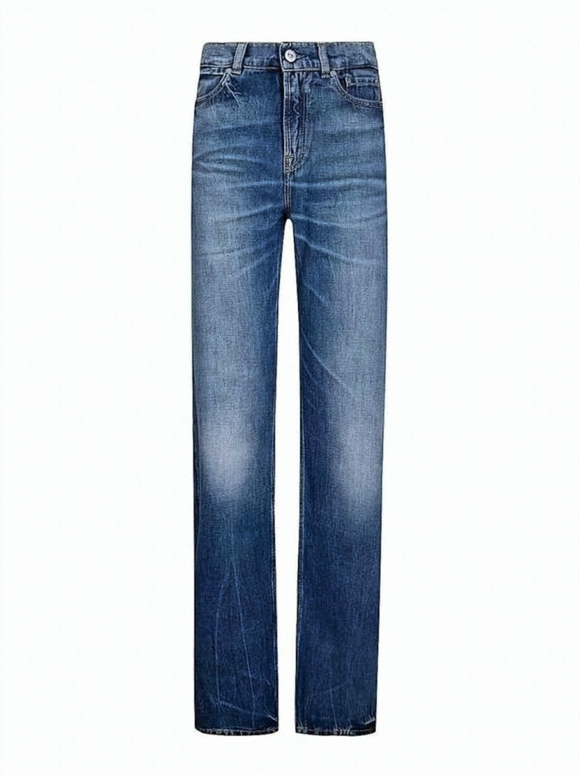 Our Legacy Blue Medium Wash Fading Whiskering Jeans