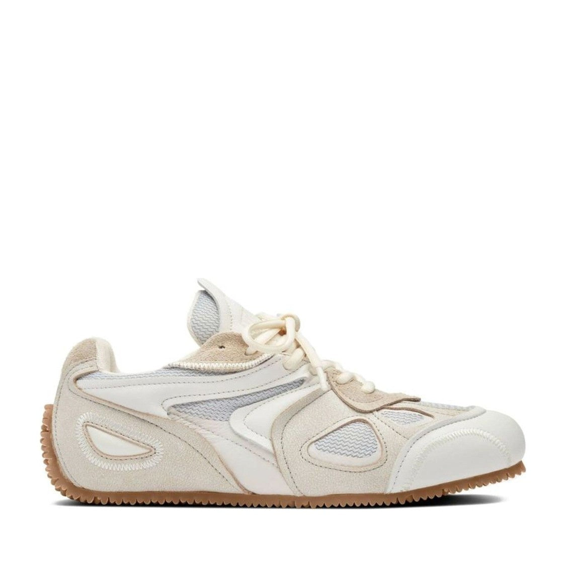 Axel Arigato White Slow Runner Leather Suede Accents Sneakers