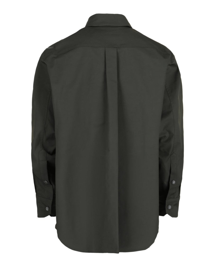 Valentino V-Detail Button-Up Shirt