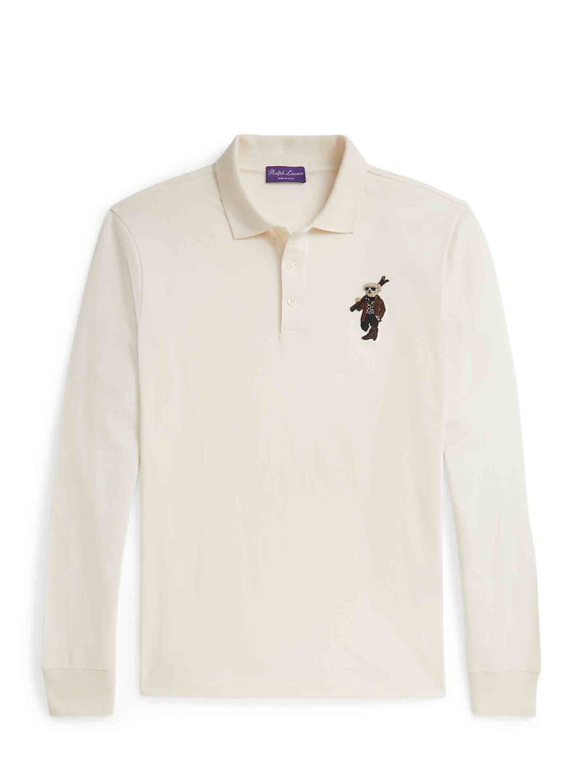 Polo Ralph Lauren Long-Sleeved Polo Shirt With Iconic Bear Emblem