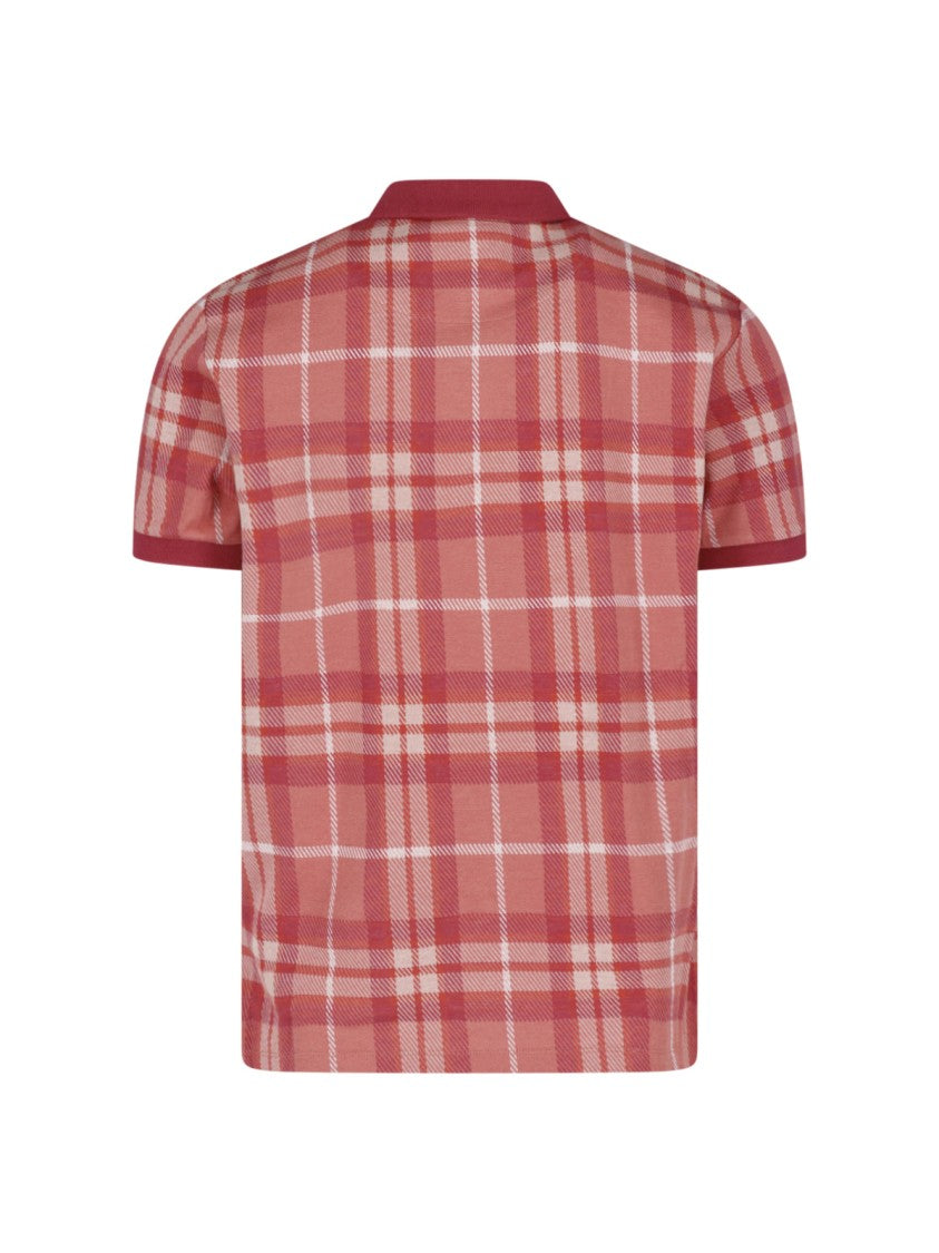 Vivienne Westwood Multicolor Plaid Short-Sleeve Polo Shirt