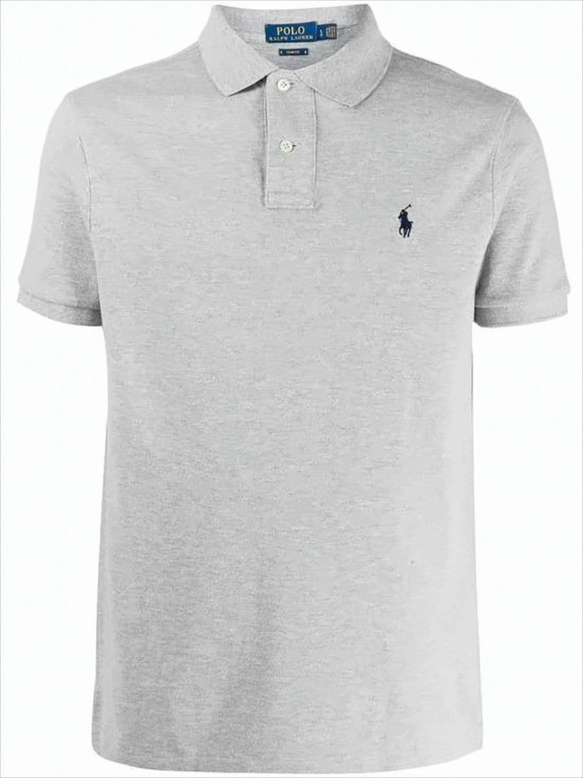 Polo Ralph Lauren Short-Sleeve Polo Shirt With Ribbed Collar And Embroidered Logo