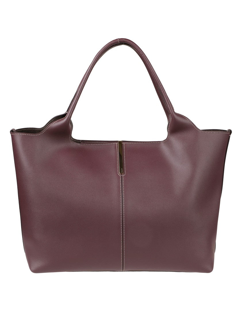 Tod's Structured Tote Bag With Smooth Matte Finish
