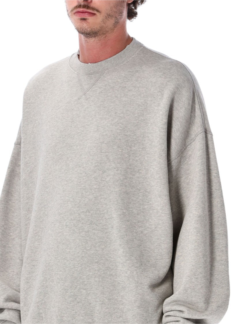 Golden Goose Casual Oversized Crewneck Sweatshirt With Bold Logo