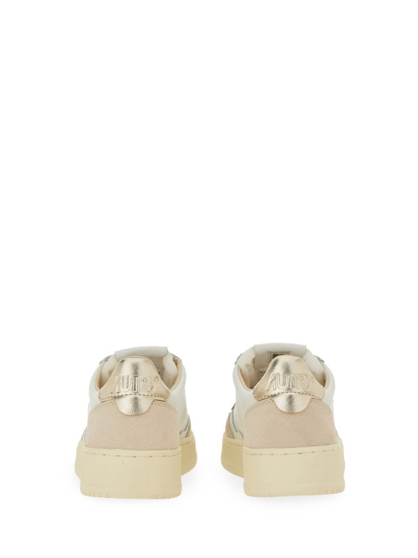 Autry Medalist Low Leather Suede Low-Top Sneakers