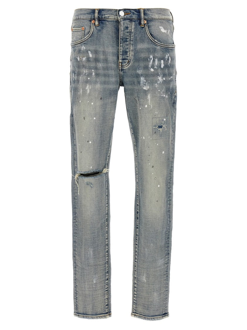 Purple Slim Fit Jeans