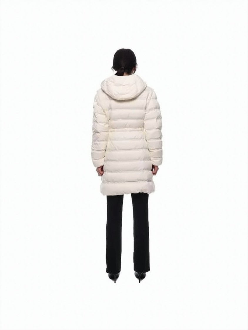 Moncler Quilted Down Coat With Adjustable Drawstring