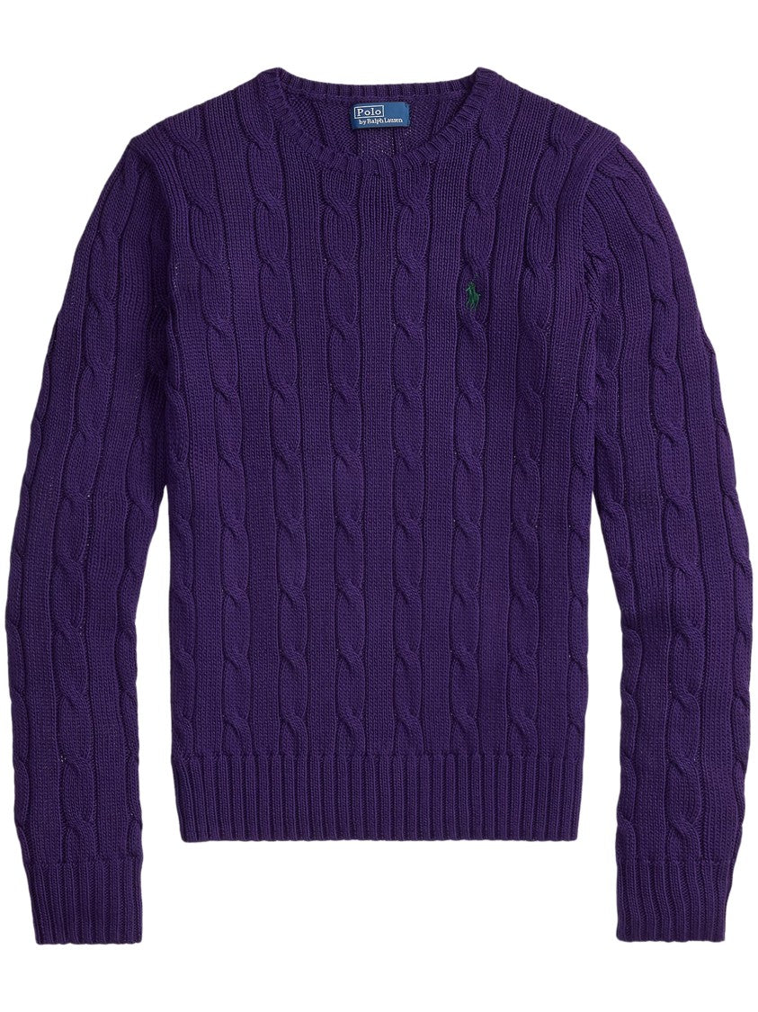 Polo Ralph Lauren Cashmere Pullover Sweater With Ribbed Details