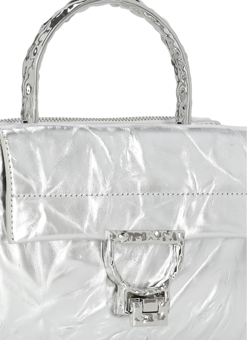 Coccinelle Arlettis Droplet Bag With Rigid Metal Handle And Adjustable Strap