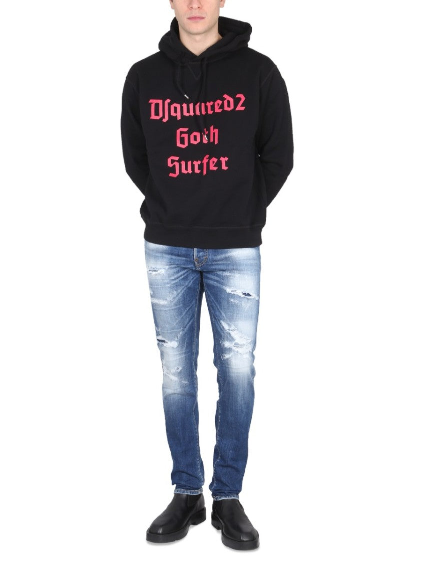 Dsquared2 Relaxed-Cut Hooded Sweatshirt