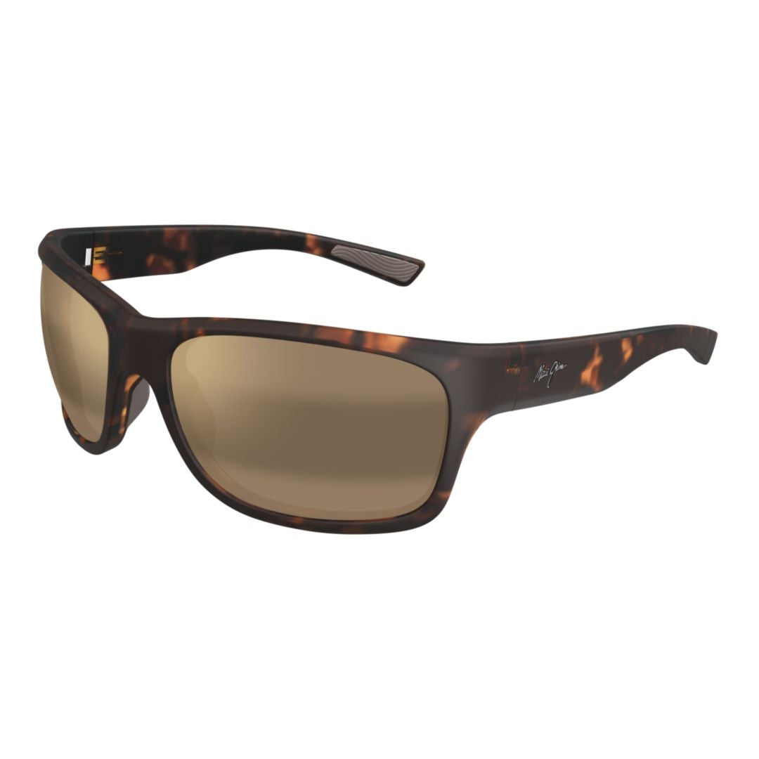 Maui Jim Tortoiseshell Mj0681s Rectangular Sunglasses