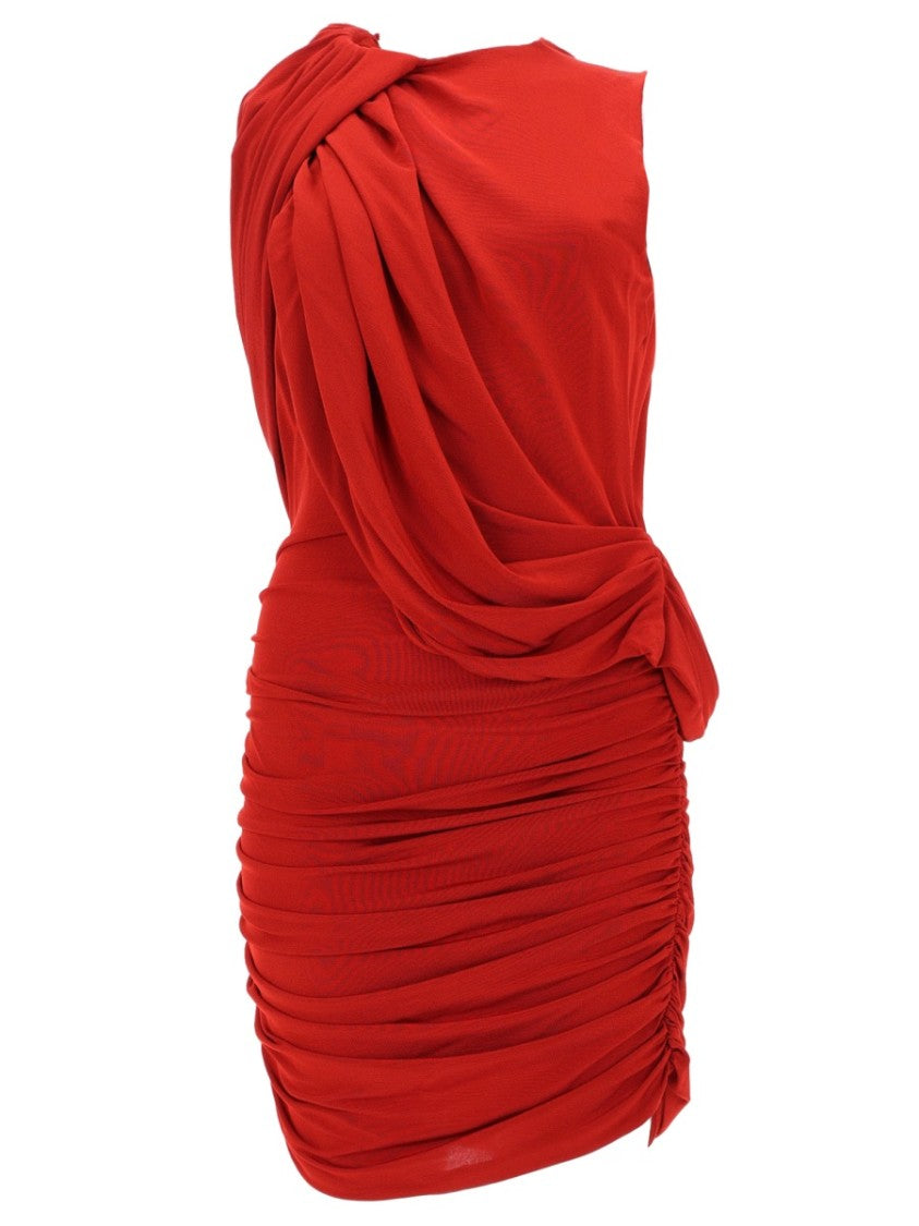 Magda Butrym Fitted Mini Dress Exquisite Draping