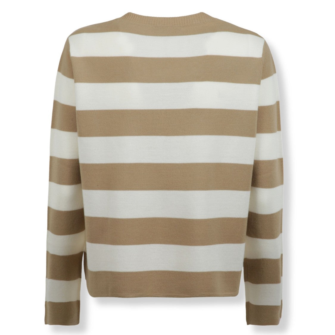 Max Mara Fitted Knit Top With Round Neckline