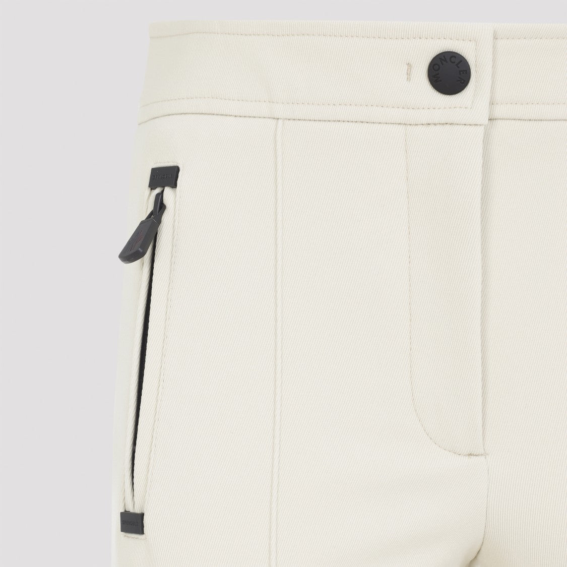 Moncler Grenoble Slim-Fit Pants With Zippered Pockets And Seam Detail