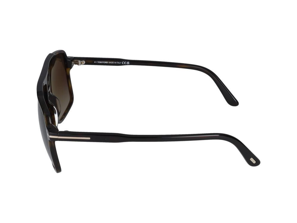 Tom Ford Tortoiseshell Oversized Square Frame Sunglasses