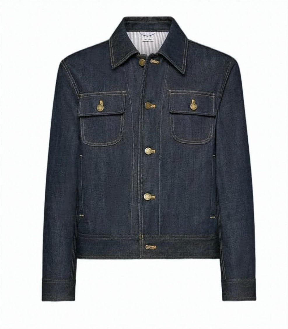 Thom Browne Structured Selvedge Denim Utility Jacket
