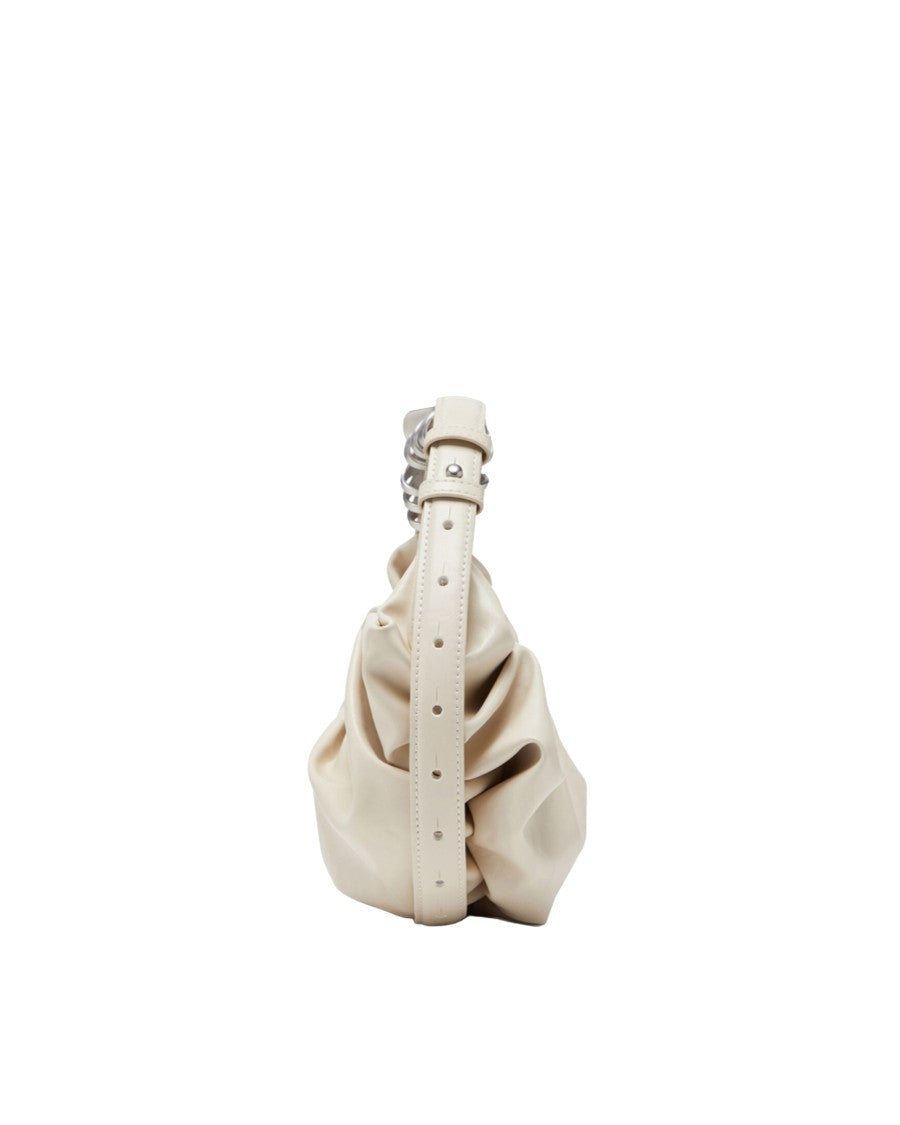 Diesel Grab-D Small Medium White Hobo Bag