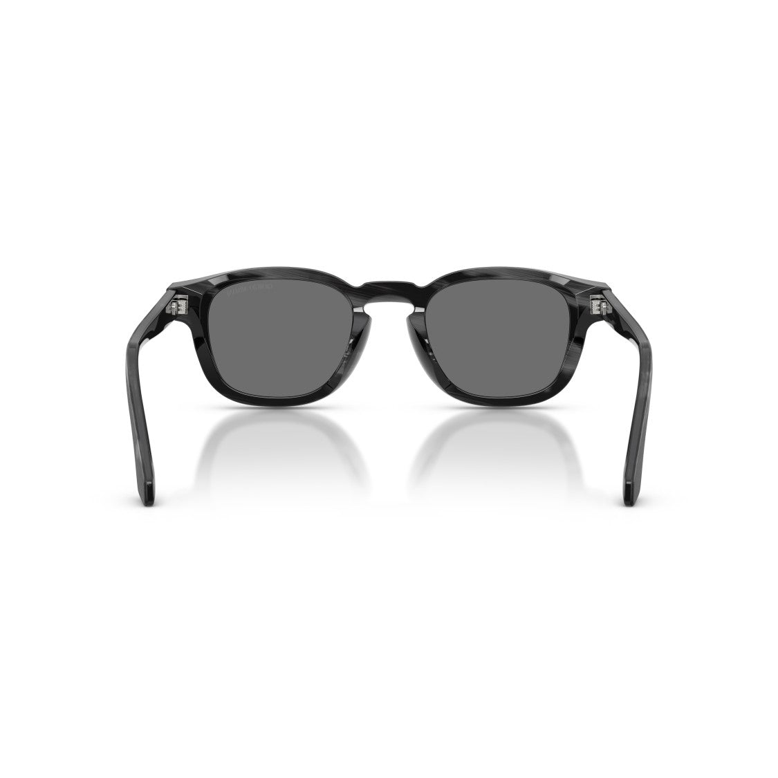 Giorgio Armani 0Ar8254u Rounded Square Acetate Sunglasses With Subtle Marbled Finish