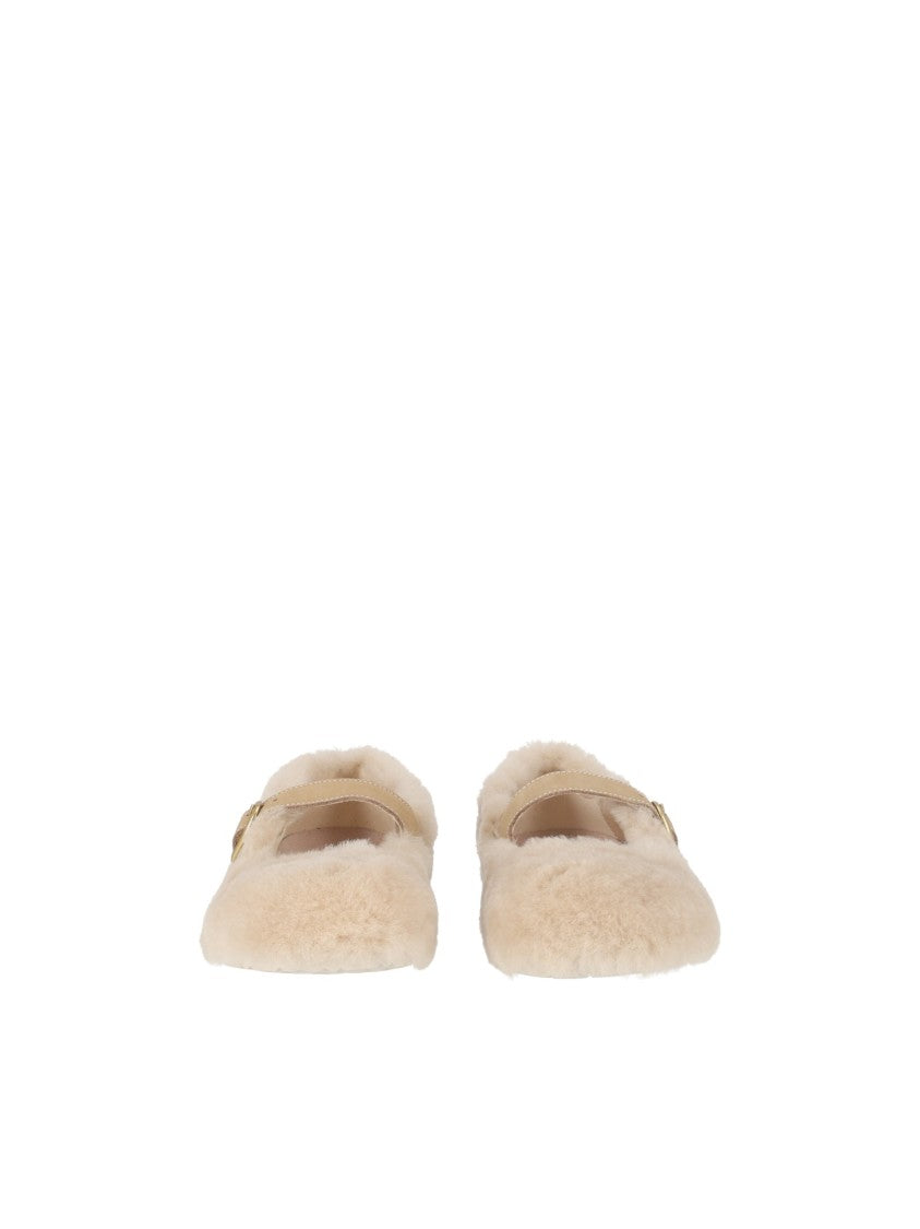 Birkenstock Sandcastle Santa Clarita S Shearling Flats