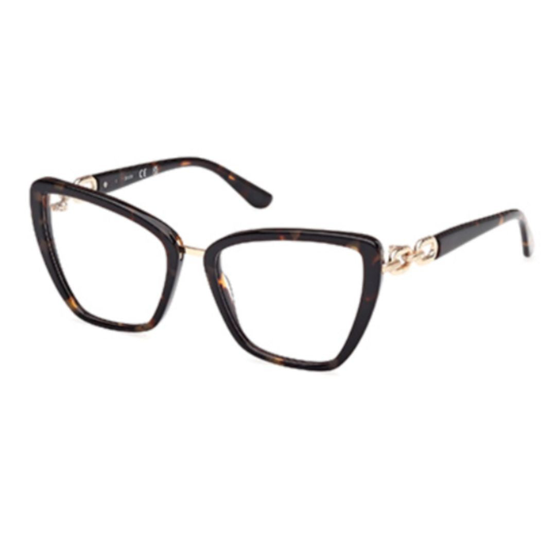 Guess Gu50180 Oversized Tortoiseshell Cat-Eye Eyeglasses