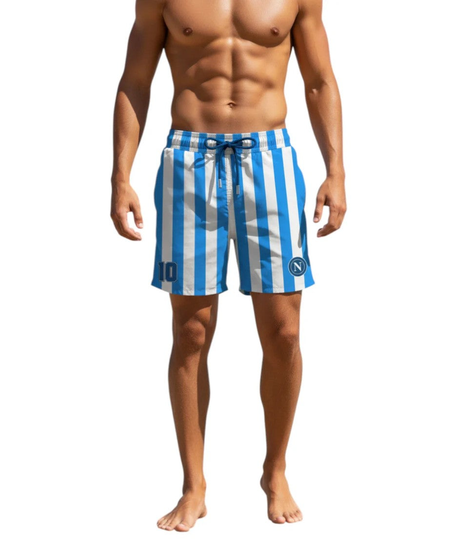 Mc2 Saint Barth Light Blue Gustavia Classic Swim Shorts