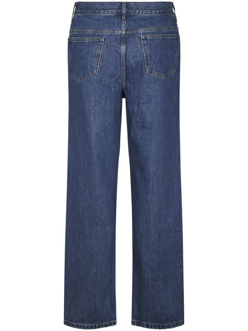 A.P.C. Classic Straight-Leg Jeans In Rich Blue Hue