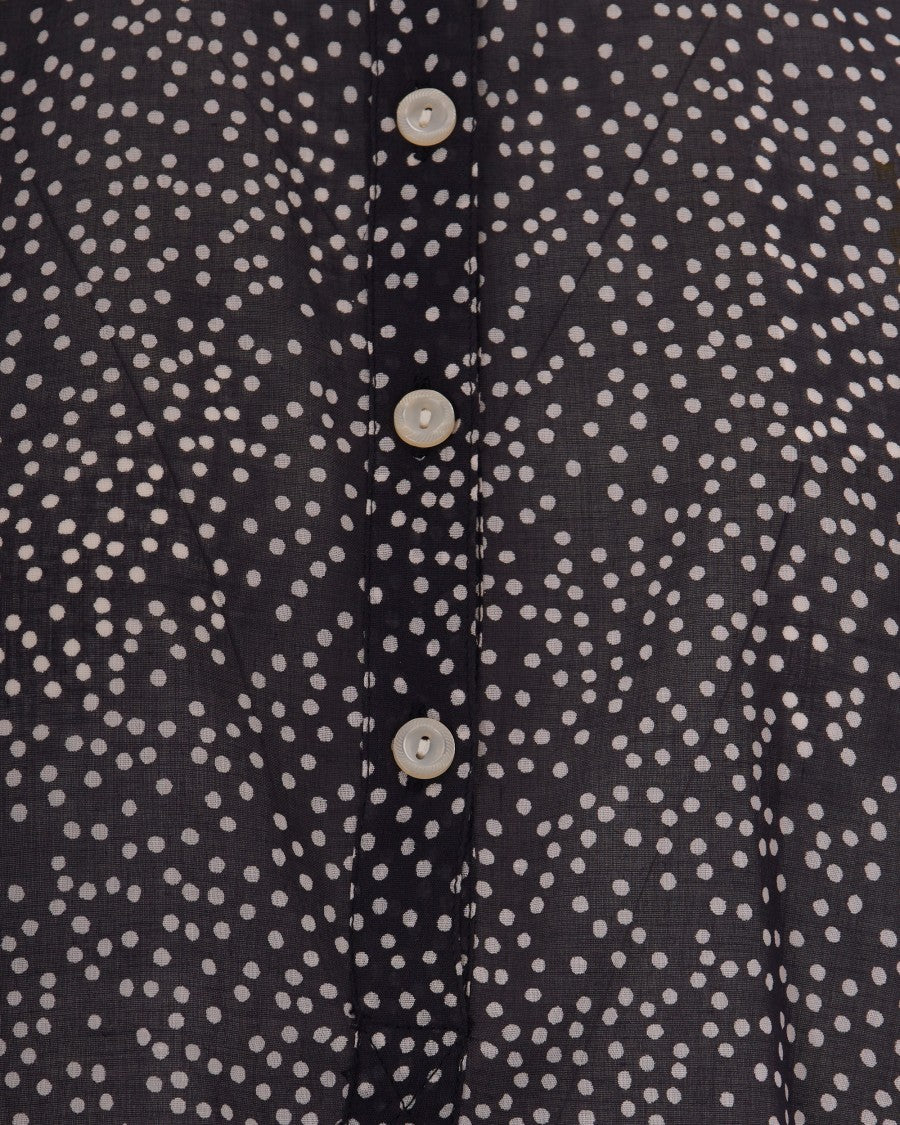 Isabel Marant Étoile Floral Voile Blouse With Serafino Neckline And Buttoned Cuffs