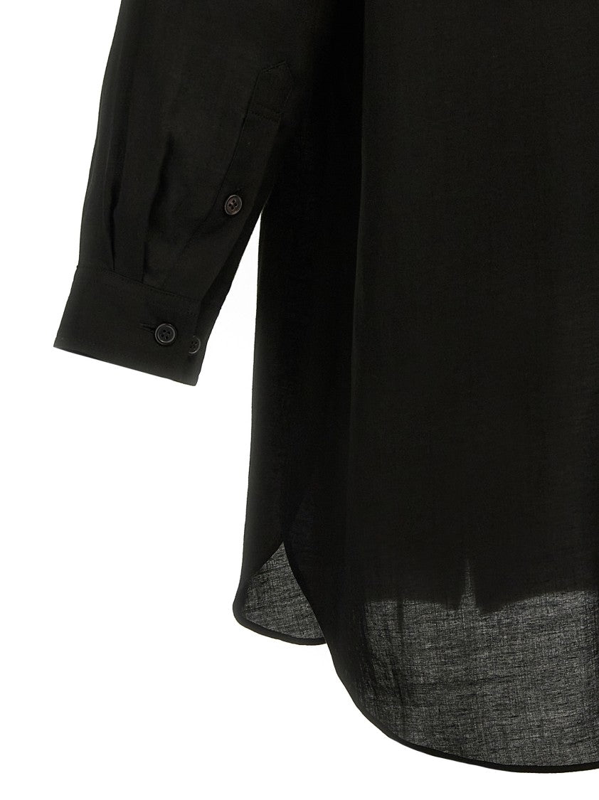 Yohji Yamamoto Classic Black Cellulose Shirt