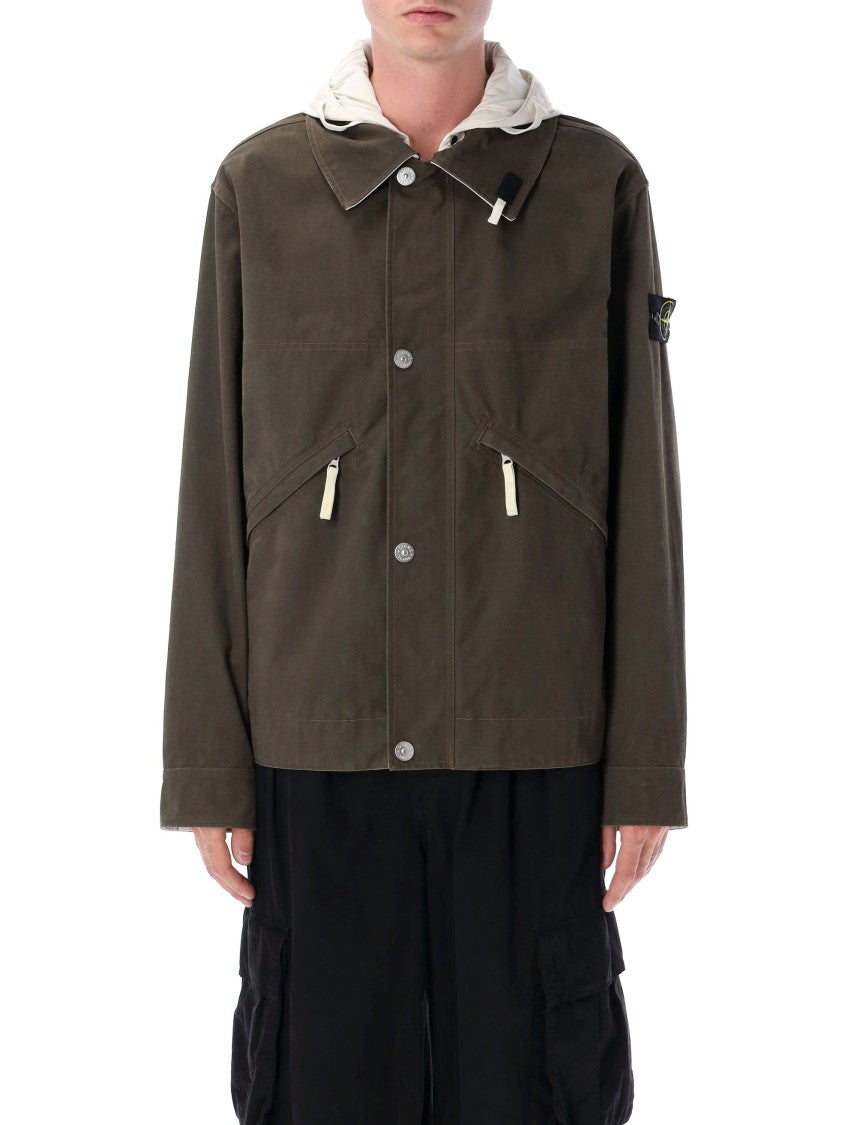 Stone Island Hooded Short Parka