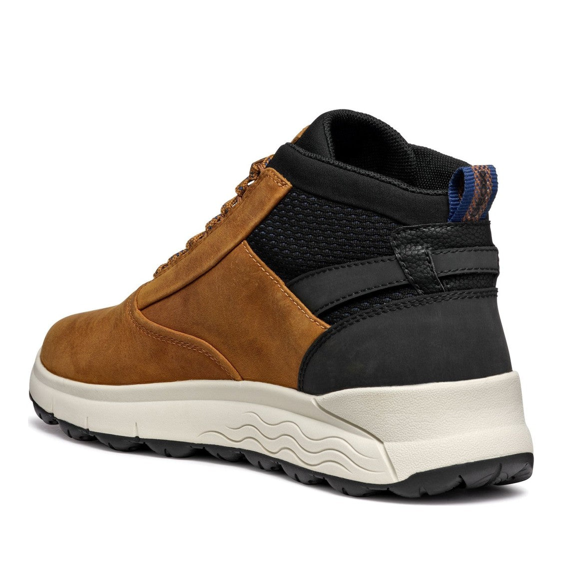 Geox Spherica Brown Lace-Up Leather Ankle Boots