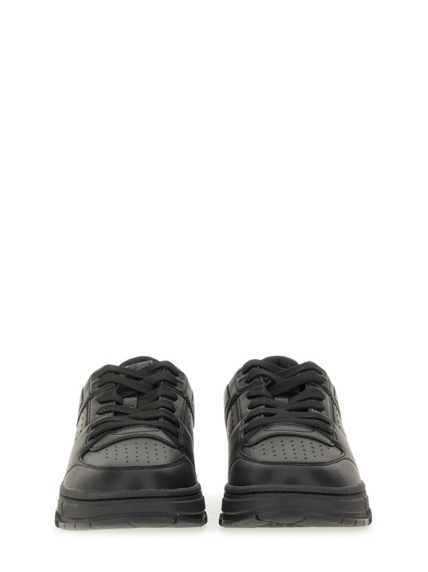Hugo Low-Top Mesh-Detailed Polyester Sneakers
