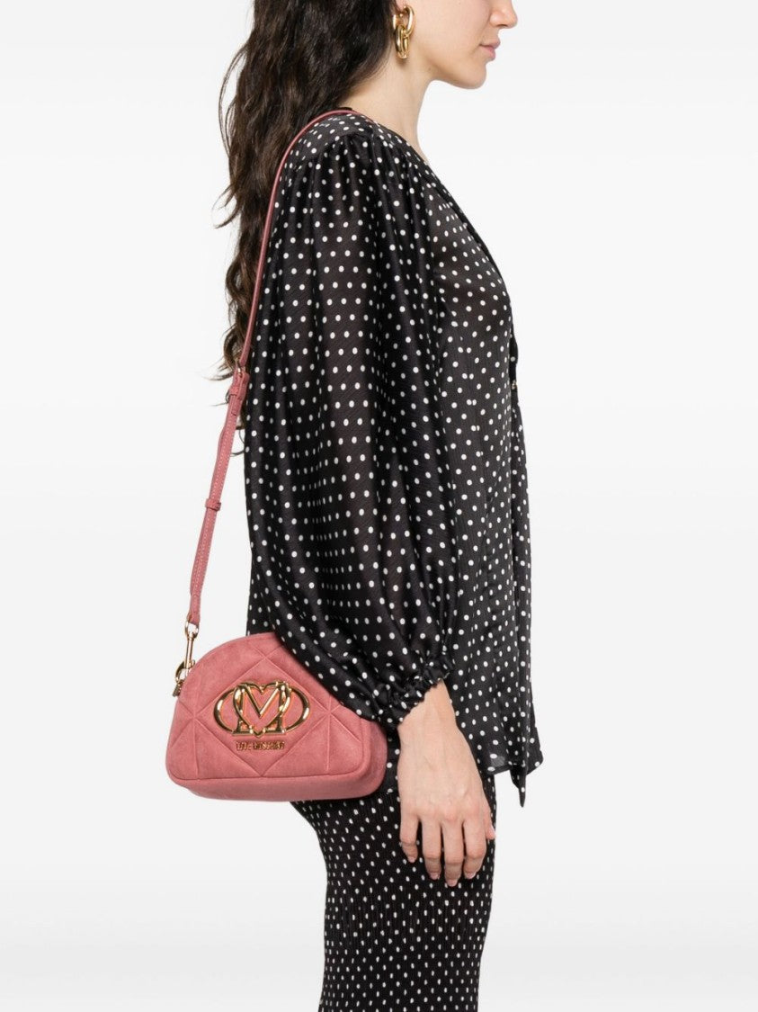 Love Moschino Shoulder Bag With Quilted Texture