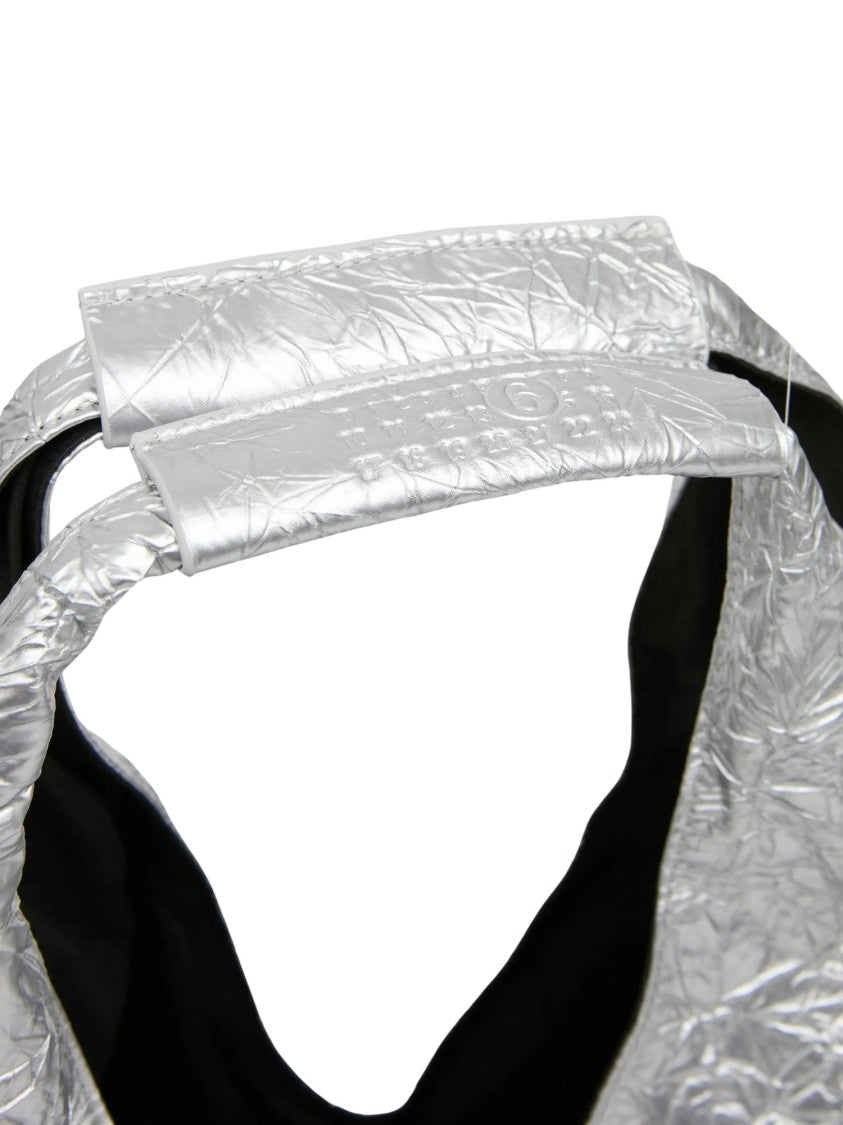 Mm6 By Maison Margiela Matte Black Zip-Around Pouch With Minimalist Design