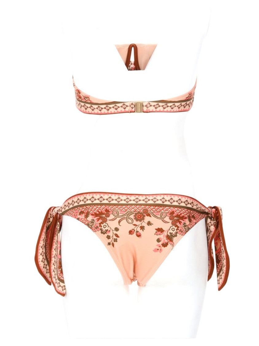 Zimmermann Aster Scarf Detail Bandeau Bikini