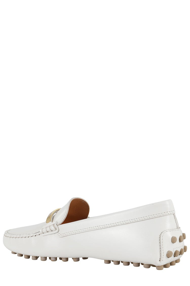 Tod's Glossy Leather Moccasins