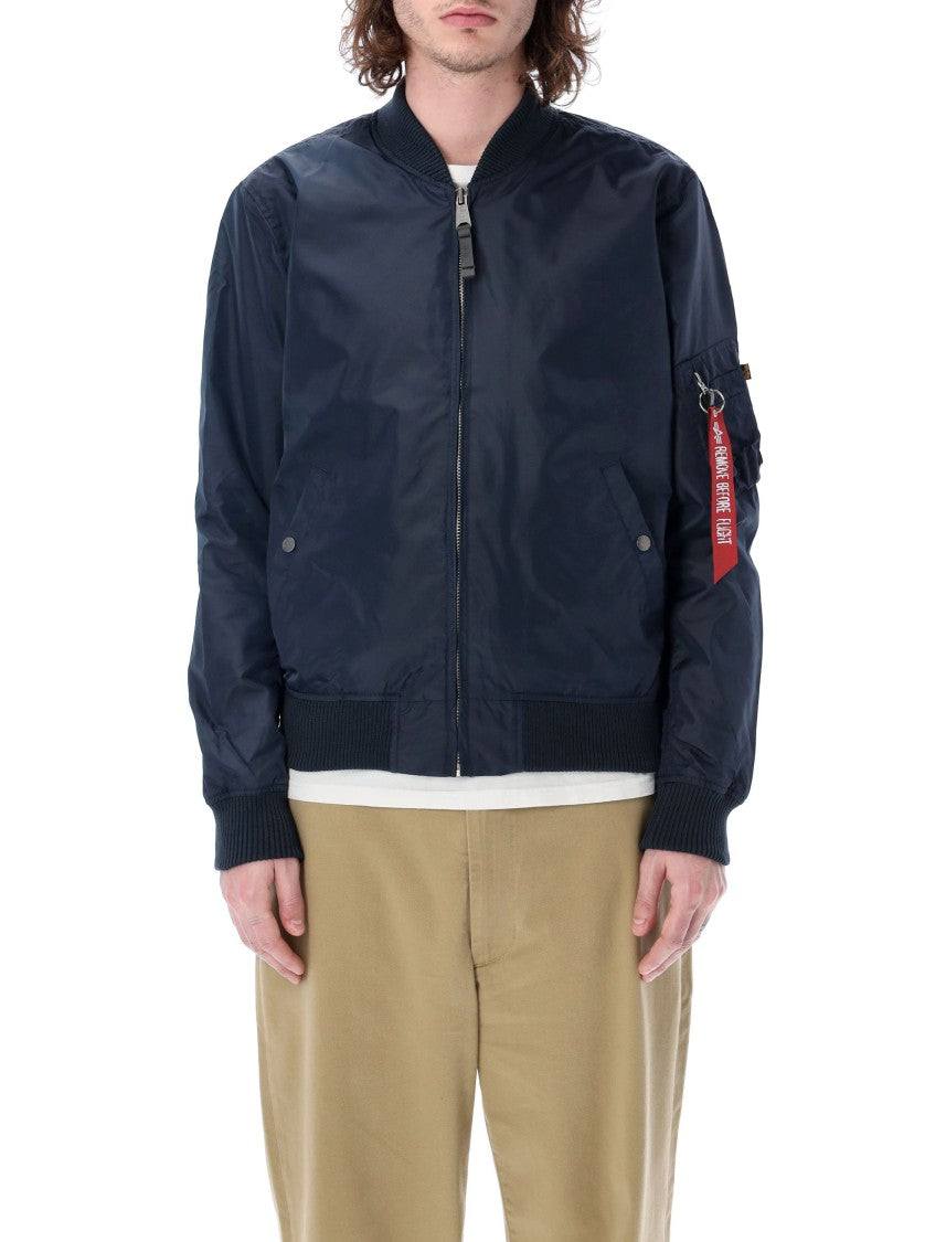 Alpha Industries Lightweight Slim-Fit Flight Jacket With Utility Details