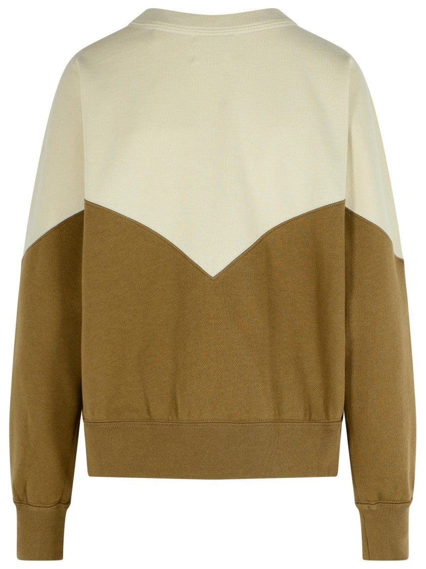 Isabel Marant Étoile Khaki Houston' Dark Cotton Blend Sweatshirt