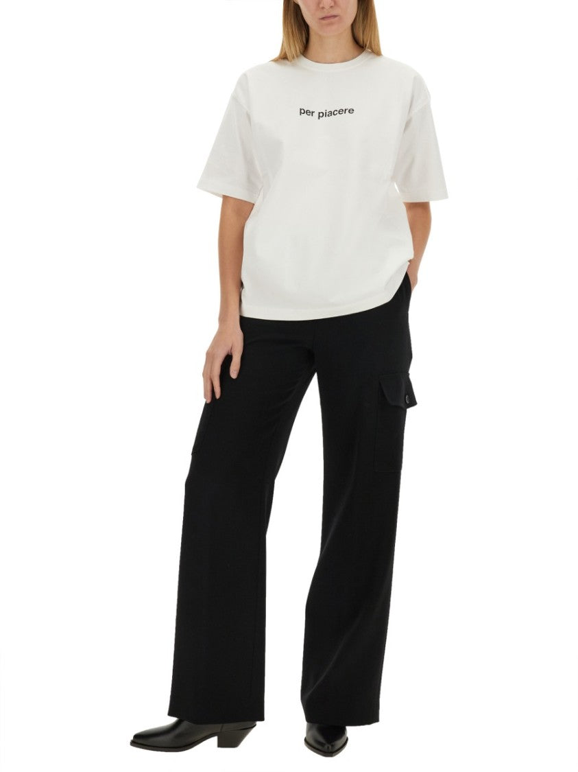 Aspesi Relaxed-Fit High-Waisted Pants With Side Pockets