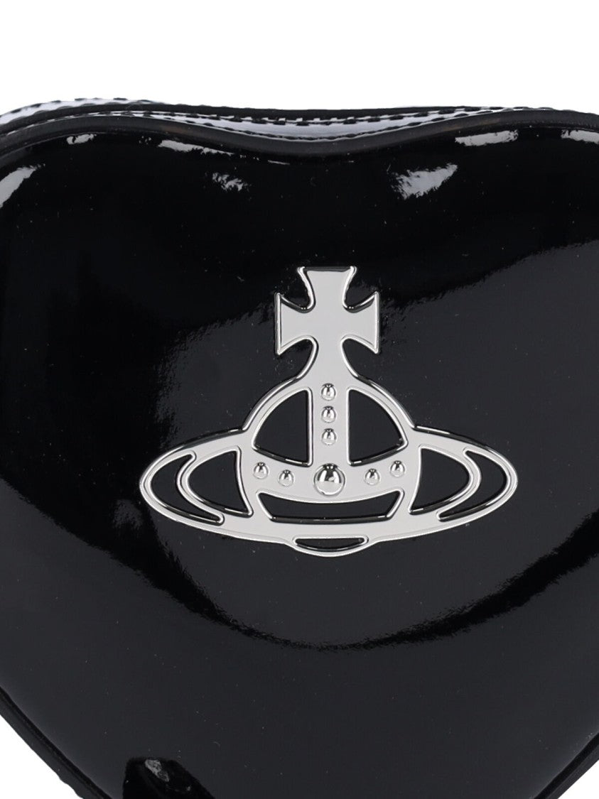 Vivienne Westwood "Louise Heart" Mini Bag – Black