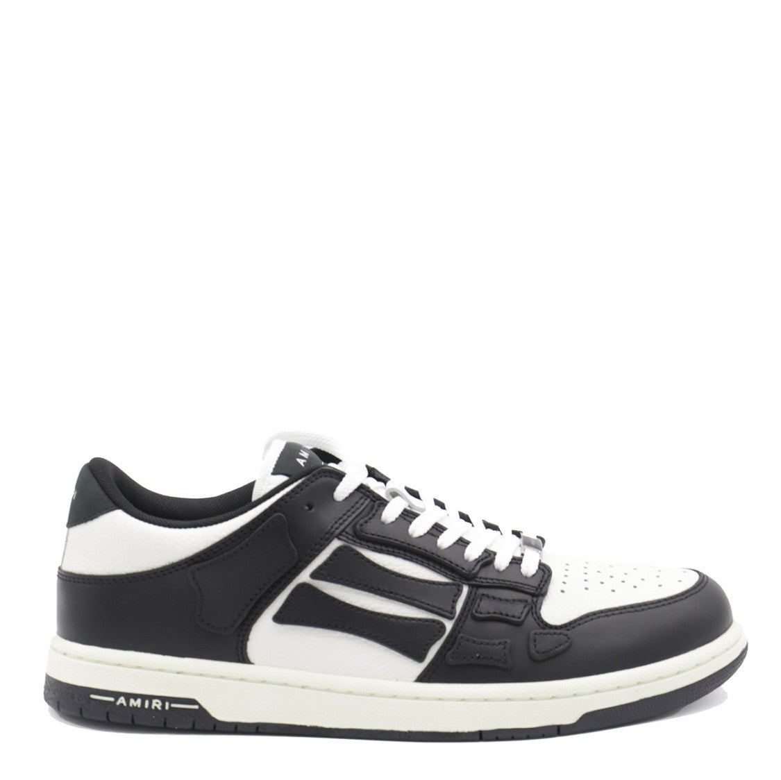 Amiri Black And White Leather Sneakers