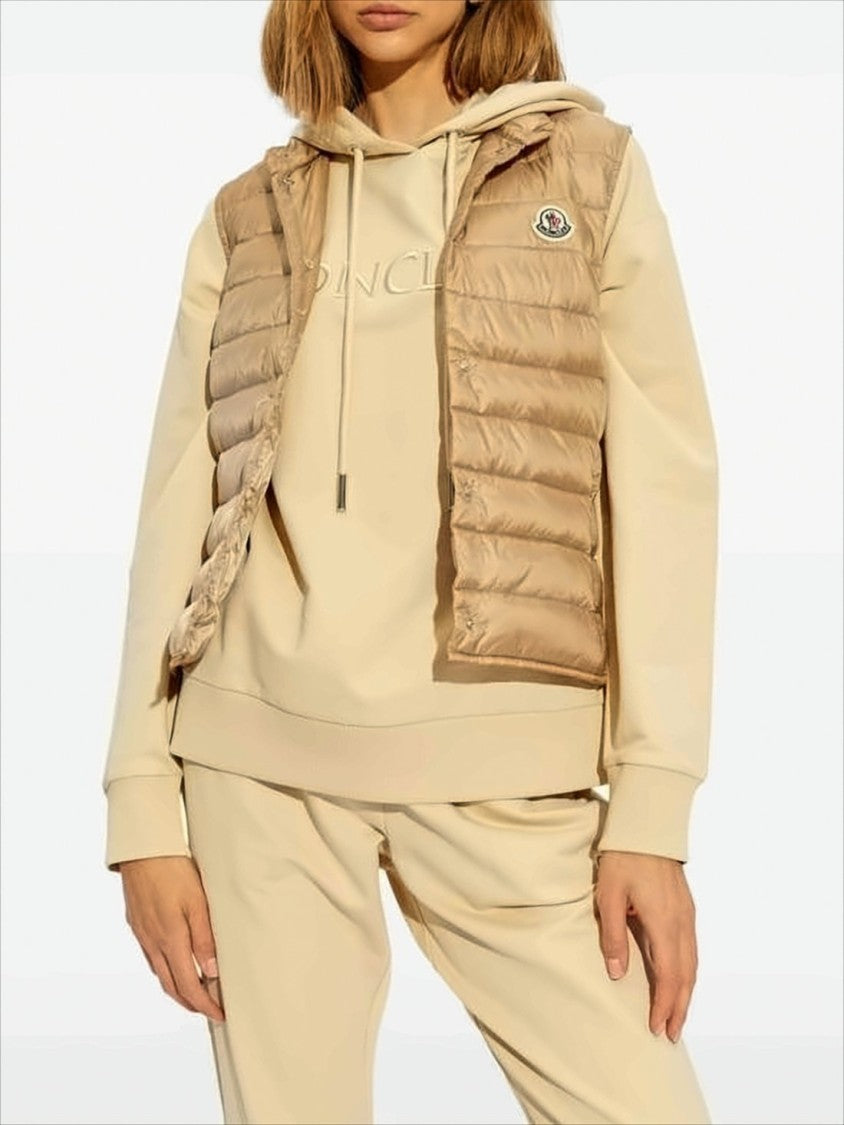 Moncler Quilted Vest With High Collar